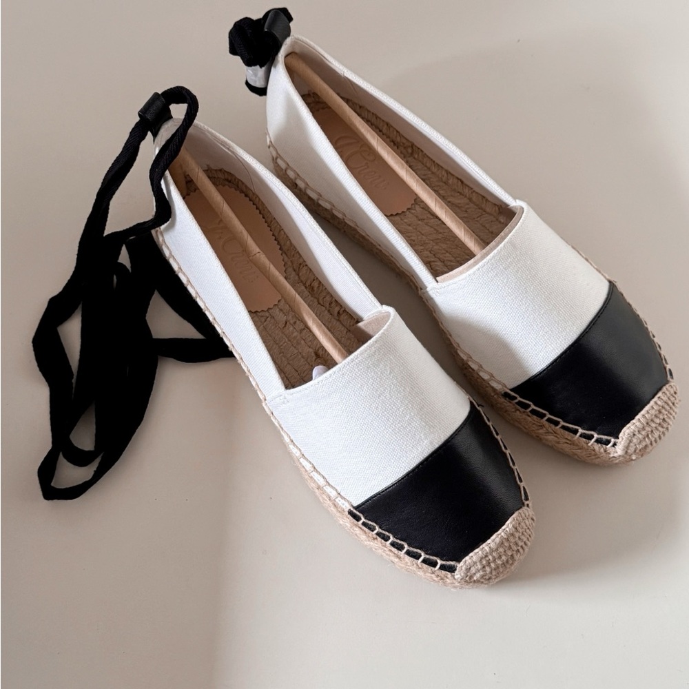 J. Crew Women's Classic Ankle Tie Espadrilles NWB - Picture 4 of 5